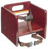 Winco CHB-703 Stacking Wooden Booster Seat, Mahogany