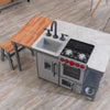 KidKraft Chef’s Cook N Create Island Play Kitchen with EZ Kraft Assembly