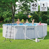 Intex 16FT X 48IN Chevron Prism Frame Premium Pool Set with 1500gph Filter Pump