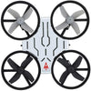 Voyage Aeronautics PA-1008 Palm Size High Performance Drone Black