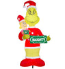 Dr. Seuss 8-FT Grinch and Cindy Lou Naughty-Nice Scene Christmas Inflatable