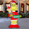 Dr. Seuss 8-FT Grinch and Cindy Lou Naughty-Nice Scene Christmas Inflatable
