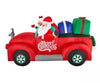 8.5-FT Mr. and Mrs. Claus in Vintage Pickup Truck Scene Christmas Inflatable