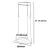 WENKO Pointy Freestanding Adjustable Corner Coat Rack White 27.6 x 65.4 x 21.7