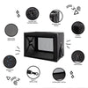 Cozzze Travel 37in Collapsible Dog Crate-black