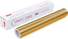 ANT Gold 24" x 50'Textured Metallic Premium Permanent Adhesive Craft Vinyl