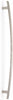 Alno D950_18" Arch Modern Appliance Pull 18 in Satin Nickel