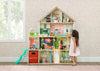 Delta Children Deluxe Maui Island Dollhouse 4-Story with 50 Accessories
