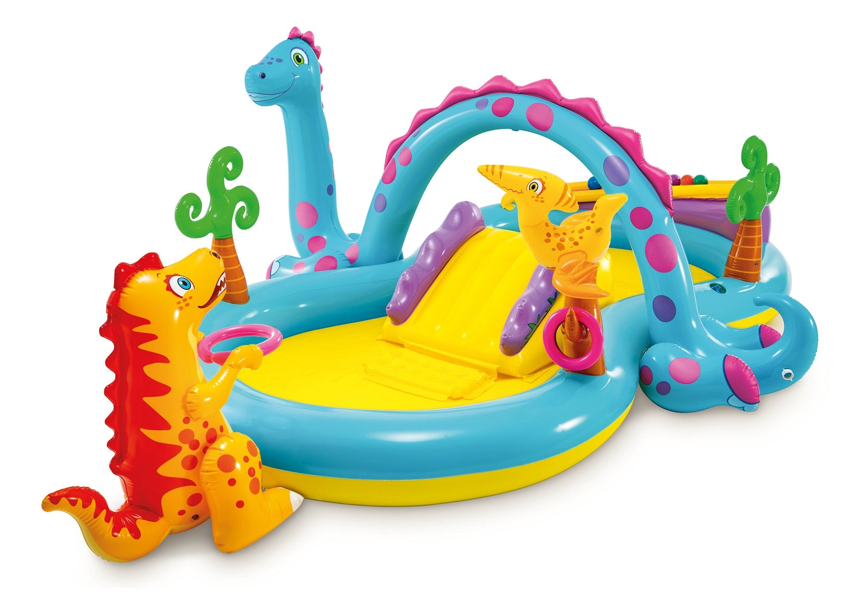 Intex Dinoland Inflatable Play Center 131" X 90" X 44" for Ages 3 and up