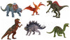 Kid Galaxy Poseable 9-inch Dinosaur Action 6-Pack