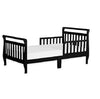 Dream On Me Classic Sleigh Toddler Bed, Black