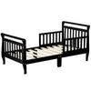 Dream On Me Classic Sleigh Toddler Bed, Black
