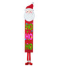 Glitzhome 54-inch Wooden Santa with "HOHOHO" Vertical Porch Sign