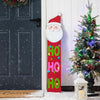 Glitzhome 54-inch Wooden Santa with "HOHOHO" Vertical Porch Sign