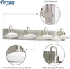 28in Brushed Nickel LED Vanity Light Fixtures,4-Light Bathroom Vanity Light Sconce Lamp,Bathroom Lamp Over Mirror, Modern Wall Sconce for Bath,Hallway,Cloakroom,3000K-6000K,Selectable, Dimmable