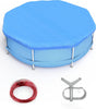 EVAJOY 28FT Pool Cover for 24FT Round Above Ground Swimming Pools with 4FT Overlap