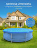 EVAJOY 28FT Pool Cover for 24FT Round Above Ground Swimming Pools with 4FT Overlap