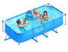 Evajoy EJ-HF047 Rectangular Metal Framed Swimming Pool Set 13ft x 7ft x 32in