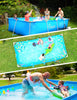 Evajoy EJ-HF047 Rectangular Metal Framed Swimming Pool Set 13ft x 7ft x 32in