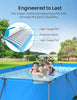 Evajoy EJ-HF047 Rectangular Metal Framed Swimming Pool Set 13ft x 7ft x 32in