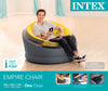 Intex Empire Inflatable Chair Yellow 44" X 43" X 27"