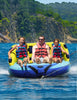 EVAJOY 3-Person Towable Inflatable Tube for Boating for 1-3 Rider