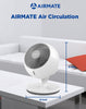 AIRMATE Large Circulator Fan 10 Speeds 12-inch with Remote and Timer White