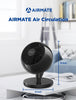 AIRMATE Large Circulator Fan 10 Speeds 12-inch with Remote and Timer Black