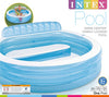 Intex Swim Center Inflatable Family Lounge Pool, 88" X 85" X 30", for Ages 3+