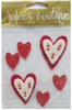 Jolees Boutique Stickopotamus Felt Heart Stickers SPJC011 scrapbooking