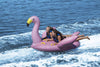 Solstice Lay-On Giant Flamingo Towable Inflatable Raft 1-2 Riders 78" X 82" X 54"