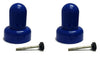 Skywalker Trampoline Enclosure BLUE Pole Caps, 2-Pack
