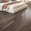 Livelynine 18-Pack 6x36 Peel and Stick Floor Tile Dark Wood Waterproof