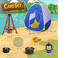 FUN LITTLE TOYS Kids Play Tent with Camping Toys, Toddler Tent with Battery Lantern, Kids Pop Up Tent