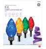 GE StayBright Random Sparkle 4-Count 60 LED Jumbo G-90 Pathway Set Multicolor 6 FT