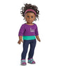 American Girl Gabriela Mc Bride Doll Sparkly Sequins Outfit and Book