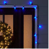 GE Color Choice 50 LED Dual Color C-9 Lights Multi Function 32.6 ft Blue/Cool White