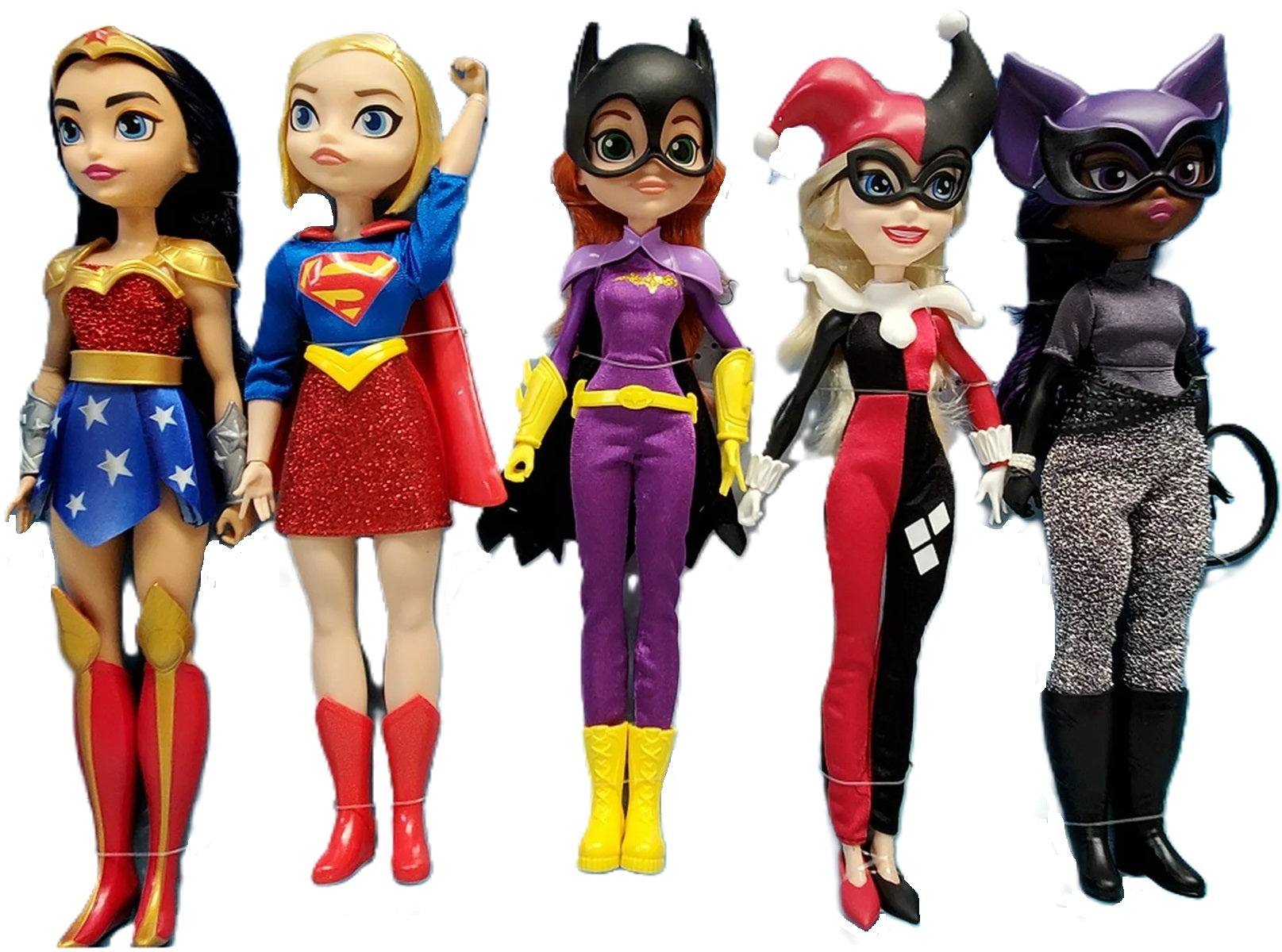 DC Super Hero Girls Teen Dolls Wonder Woman Supergirl Harley Quinn Catwoman