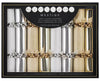 Mestige Eight Luxury Mystery Gift Crystals from Swarovski Silver/Gold
