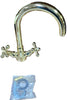 Gnutti Sebastiano & Figli Spa 1196-2 Victorian Bar Faucet Gold