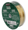 Kirkland Signature Wire Edged Gold Stripe Gold Ribbon 50 yards X 1.5 inches