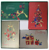 40 Holiday Cards with Matching Self-Sealing Foil Envelopes - Shape of Christmas