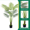 Artificial Golden Cane Palm Tree 4 Feet Faux Plant