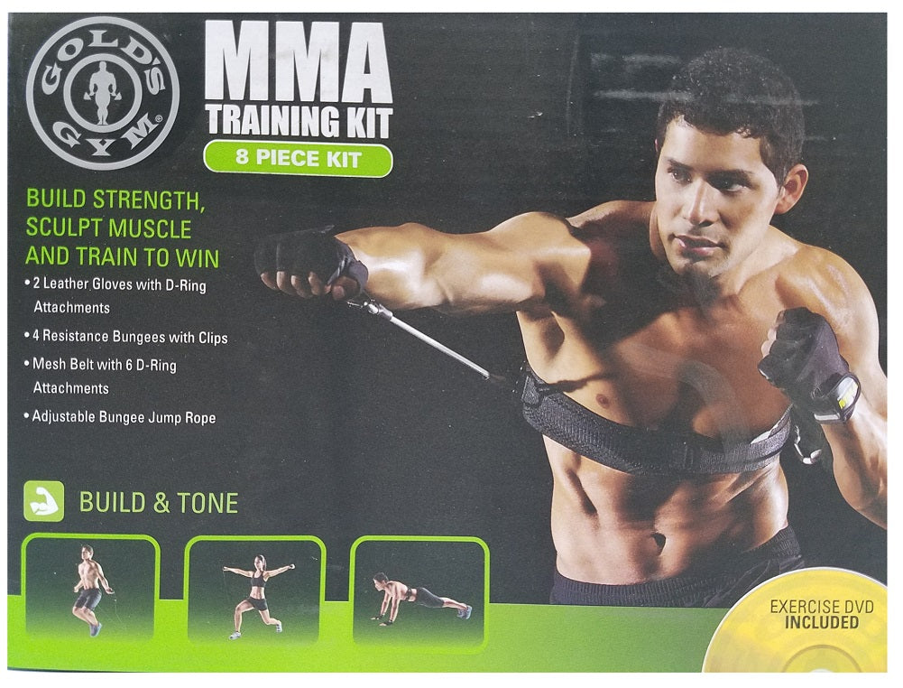 Training Kit Gold Gold's Gym MMA Training Kit, 8 Piece | My Quick Buy