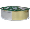 Kirkland Wire Edged Double-Sided Gold and Silver Metallic Ribbon 50yd X 1.5in
