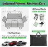 Bear Cover Heavy Duty Leatherette Back Seat Cover and Extender for Dogs GRAY