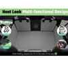 Bear Cover Heavy Duty Leatherette Back Seat Cover and Extender for Dogs GRAY