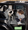 Bear Cover Heavy Duty Leatherette Back Seat Cover and Extender for Dogs GRAY