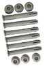 Replacement Coleman Power Steel 24ft x 52in Above Ground Pool Pin 6-Pack Gray