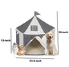 Cat Princess Tent House Portable Teepee Tent GRAY 30in X 33.5in L